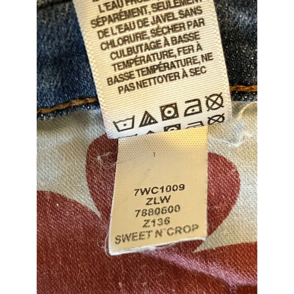 Lucky Brand Jeans Women's Sz 8/29 Mid Rise Sweet Crop Blue Light Wash Denim - Picture 7 of 9